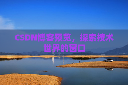 CSDN博客预览,探索技术世界的窗口